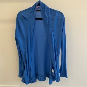 Lilly Pulitzer Ruffle Open Cardigan